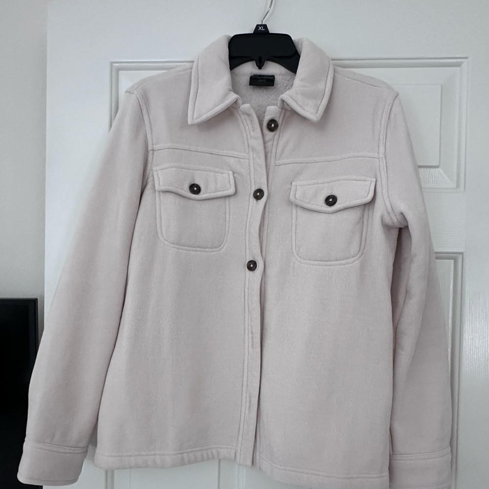 32 Degrees Cream Fleece Jacket